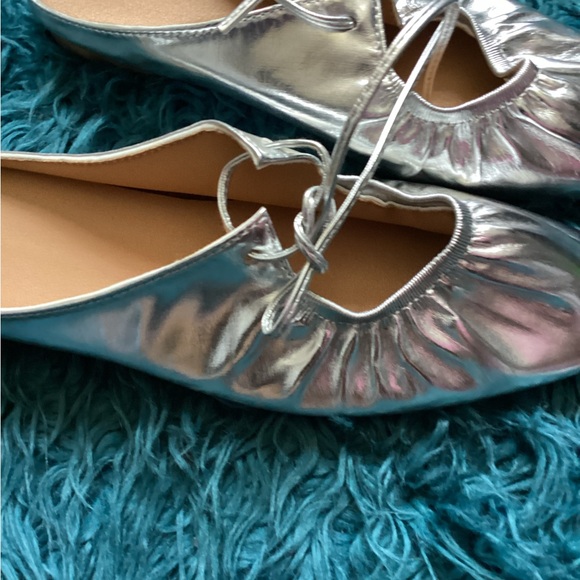 Silver Women's Mules - Picture 2 of 8